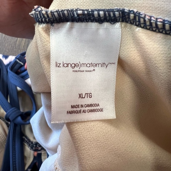 Liz Lange maternity swimsuit SZ XL - Picture 2 of 4